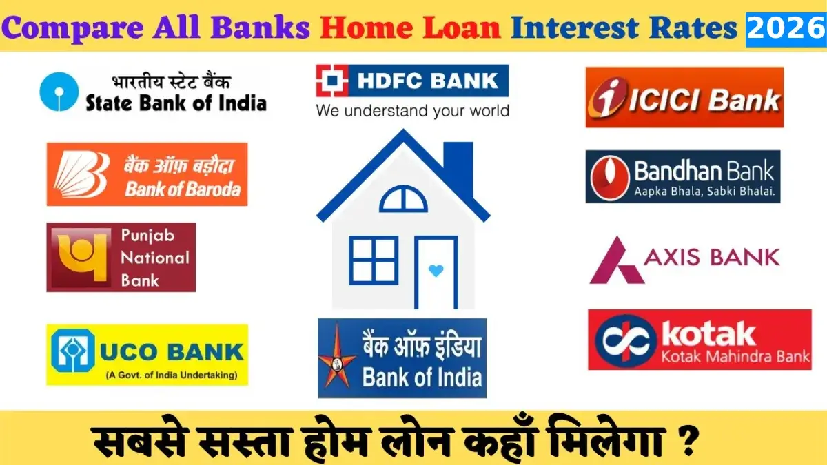Home Loan Interest Rates June 2026: SBI vs BOI, HDFC, PNB, Major Banks