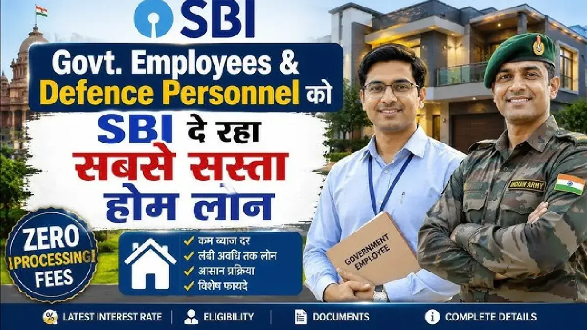SBI Home Loan Interest Rate for Government Employees 2026 | Privilege Scheme